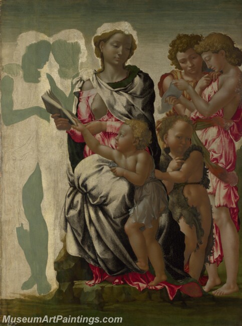 Michelangelo The Manchester Madonna Painting