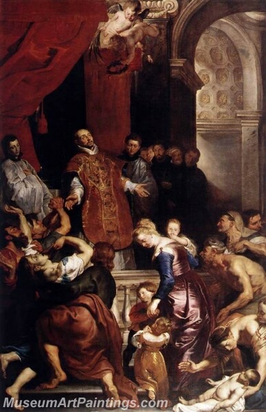 Miracles of St Ignatius Painting