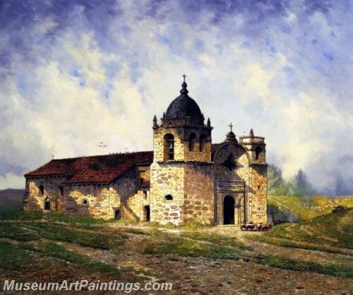 Mission San Carlos Borromeo del Rio Carmelo Painting