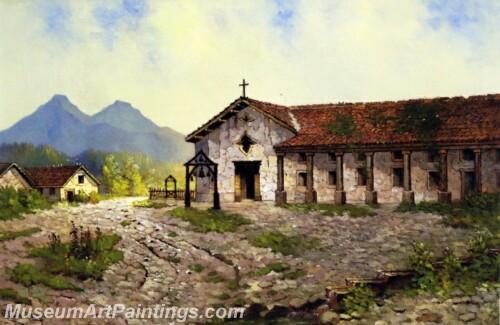 Mission San Rafael Arcangel Painting