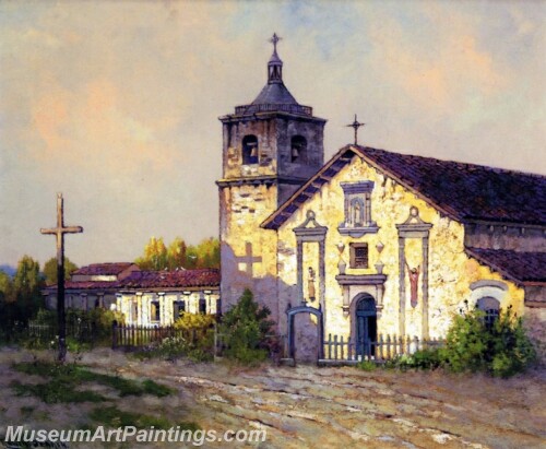 Mission Santa Clara de Asis Painting