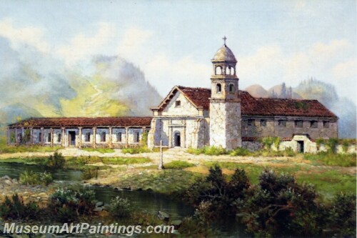 Mission Santa Cruz Painting