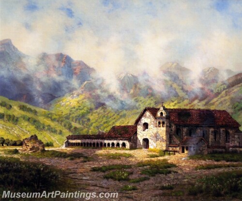 Mission Santa Ines Painting