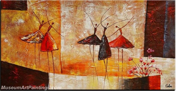 Modern Abstract Art Paintings Abstract Ballet Dancer Painting MBD12