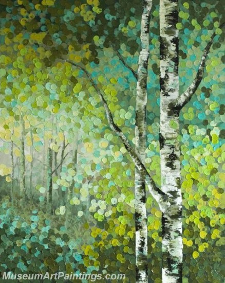 Modern Abstract Art Paintings Landscape Tree MDA02