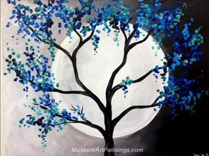 Modern Abstract Art Paintings Landscape Tree MDA039