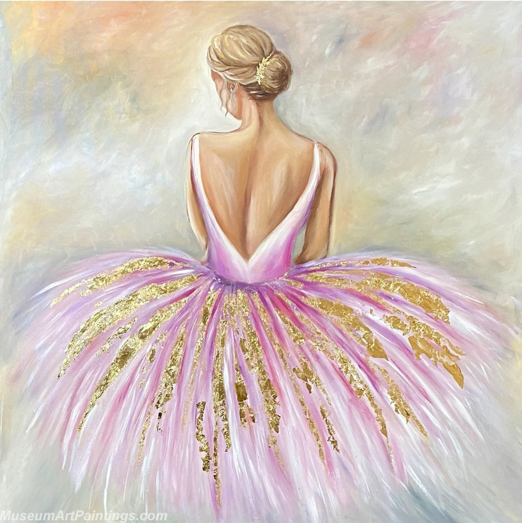 Modern Abstract Ballet Oil Paintings MADB02