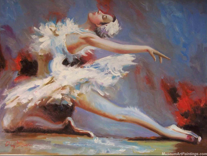 Modern Abstract Ballet Oil Paintings MADB04