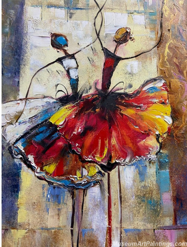 Modern Abstract Dancer Oil Paintings MAD011