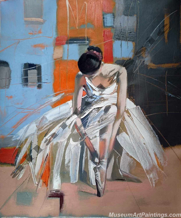Modern Abstract Dancer Oil Paintings MAD015