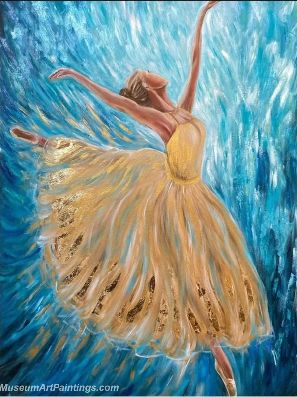 Modern Abstract Dancer Oil Paintings MAD016