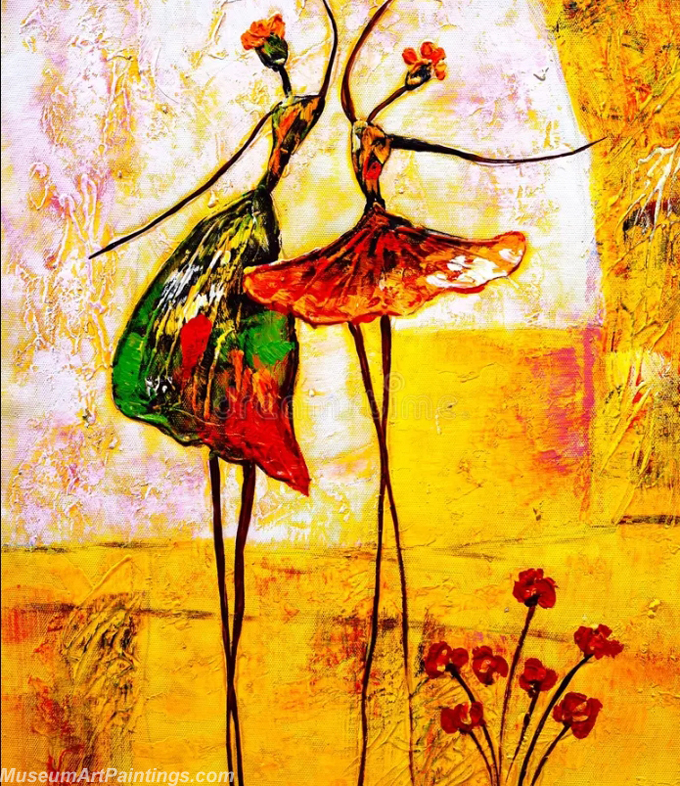 Modern Abstract Dancer Oil Paintings MAD04