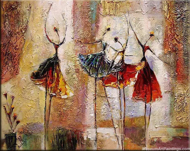 Modern Abstract Dancer Oil Paintings MAD06