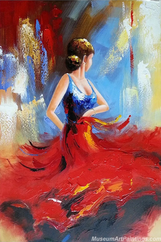 Modern Abstract Dancer Oil Paintings MAD07