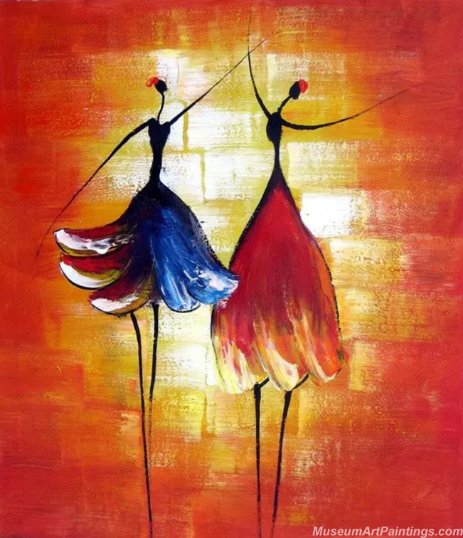 Modern Abstract Dancer Oil Paintings MAD074