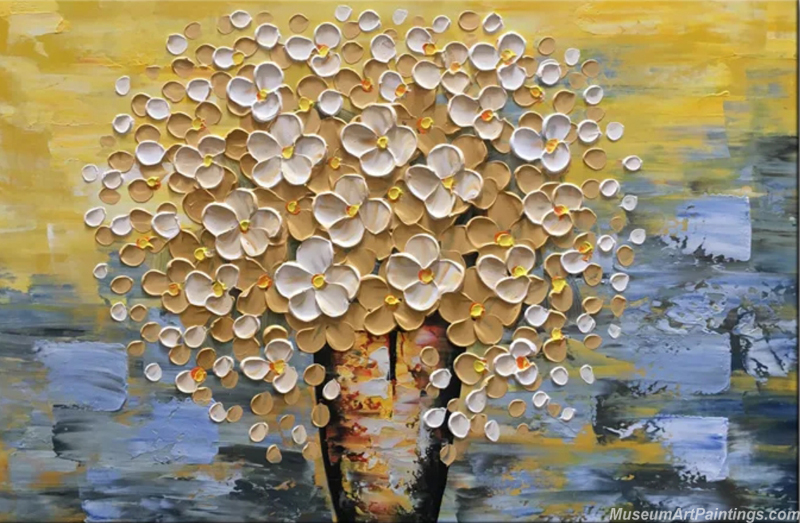 Modern Abstract Oil Paintings Flowers MAS038