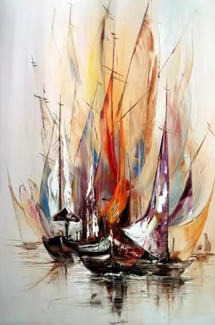 Modern Abstract Oil Paintings MAS04