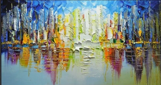 Modern Abstract Oil Paintings MAS042