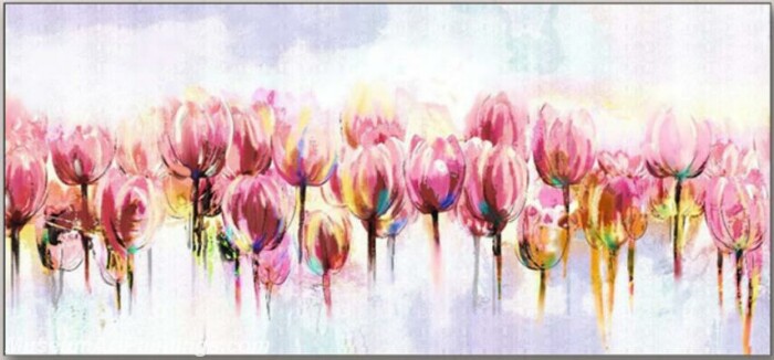 Modern Abstract Wall Art Painting Abstract Flower Paintings MFL063