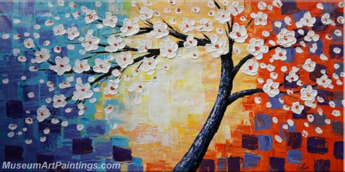 Modern Abstract Wall Art Painting Abstract Flower Tree Landscape Paintings MFL019