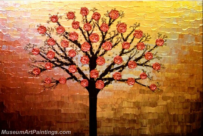 Modern Abstract Wall Art Painting Abstract Flower Tree Landscape Paintings MFL020