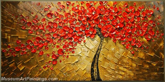 Modern Abstract Wall Art Painting Abstract Flower Tree Landscape Paintings MFL056