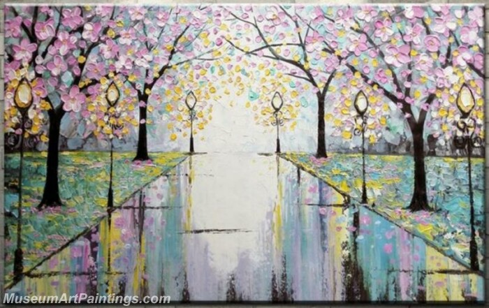 Modern Abstract Wall Art Painting Abstract Flower Tree Landscape Paintings MFL059
