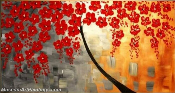Modern Abstract Wall Art Painting Abstract Flower Tree Landscape Paintings MFL076
