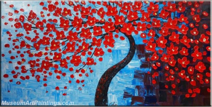 Modern Abstract Wall Art Painting Abstract Flower Tree Landscape Paintings MFL096