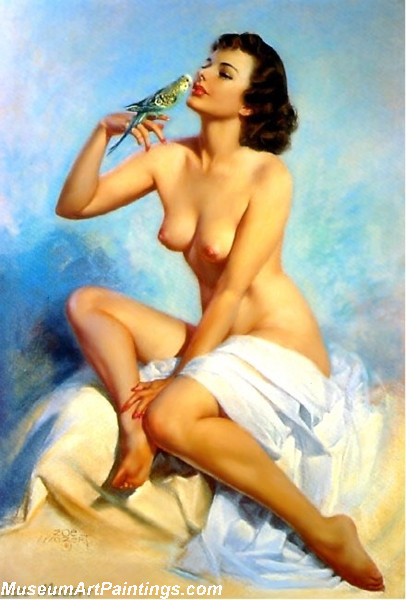 Modern Pinup Art Paintings Morning Song