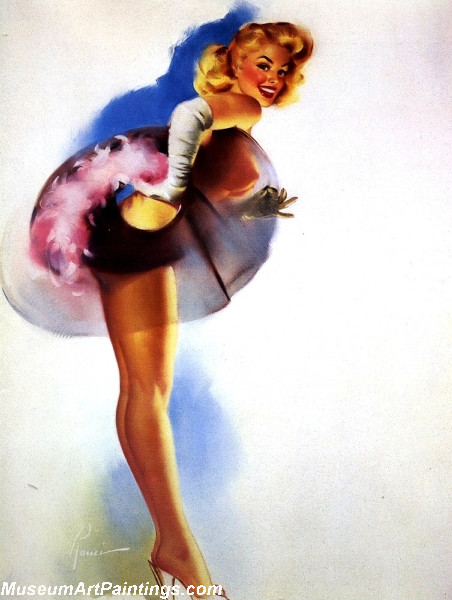 Modern Pinup Art Paintings Showgirl Spectacular