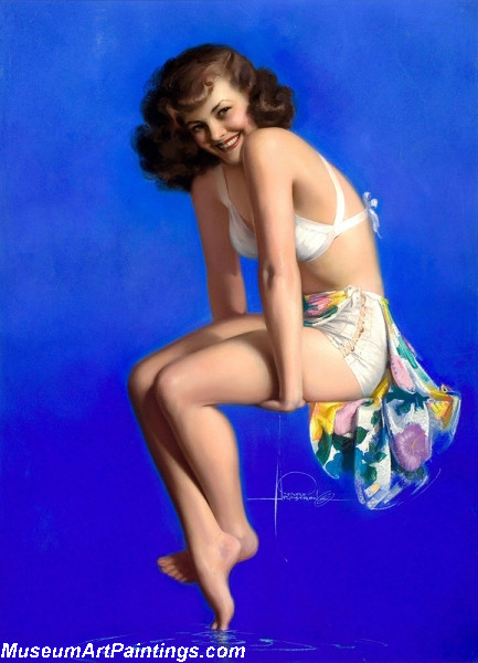 Modern Pinup Art Paintings Twinkle Toes