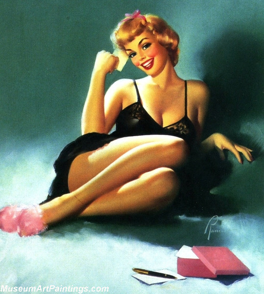 Modern Pinup Art Paintings Wish You Were Here