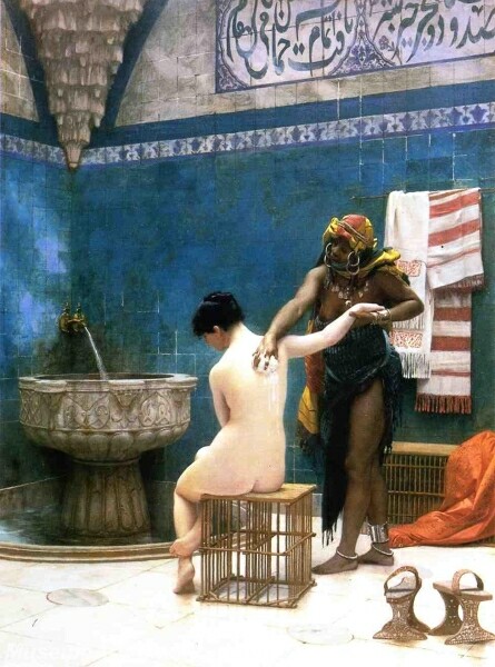 Moorish Bath Painting