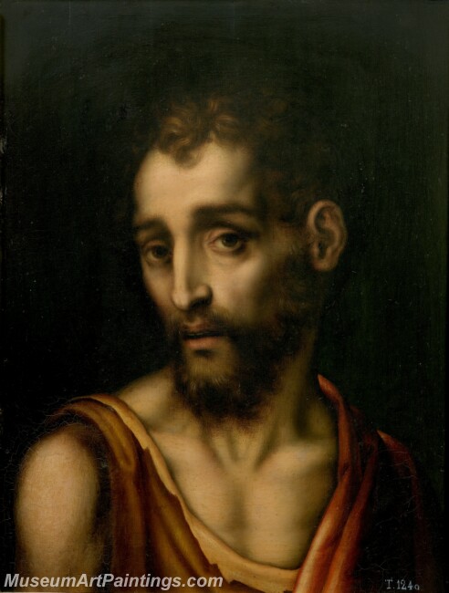 Morales Luis de San Juan Bautista Painting