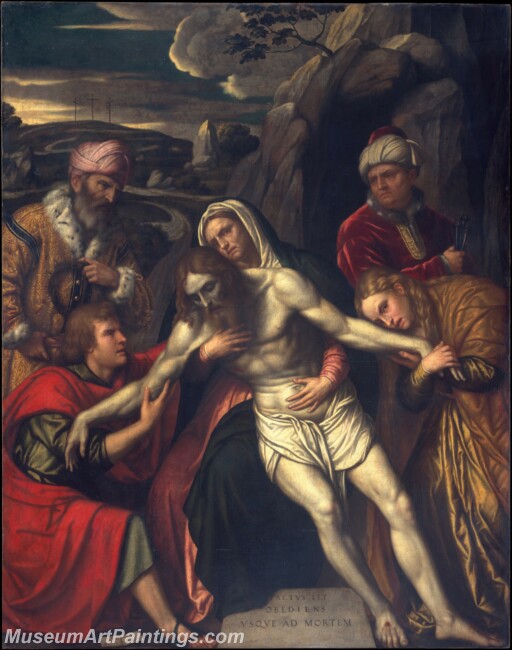 Moretto da Brescia The Entombment Painting