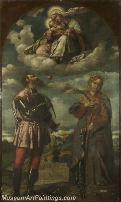 Moretto da Brescia The Madonna and Child with Saints 1 Painting