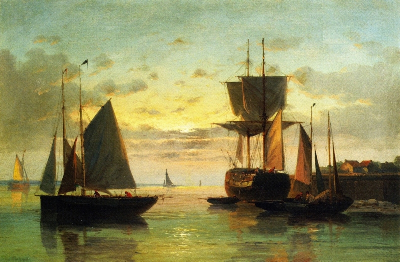 Morning in the Harbor by George Herbert McCord