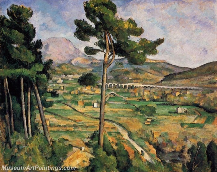 Mount Sainte Victoire as seen from Bellevue Painting