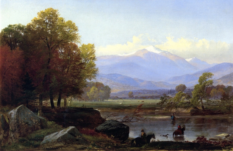Mount Washington from the Saco Ford by Samuel Lancaster Gerry
