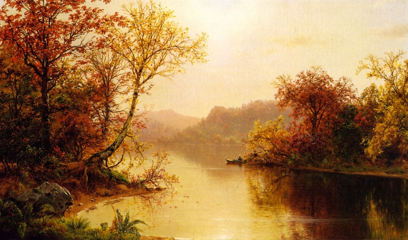 Mountain Lake in Autumn