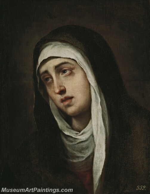 Murillo Bartolome Esteban La Dolorosa Painting