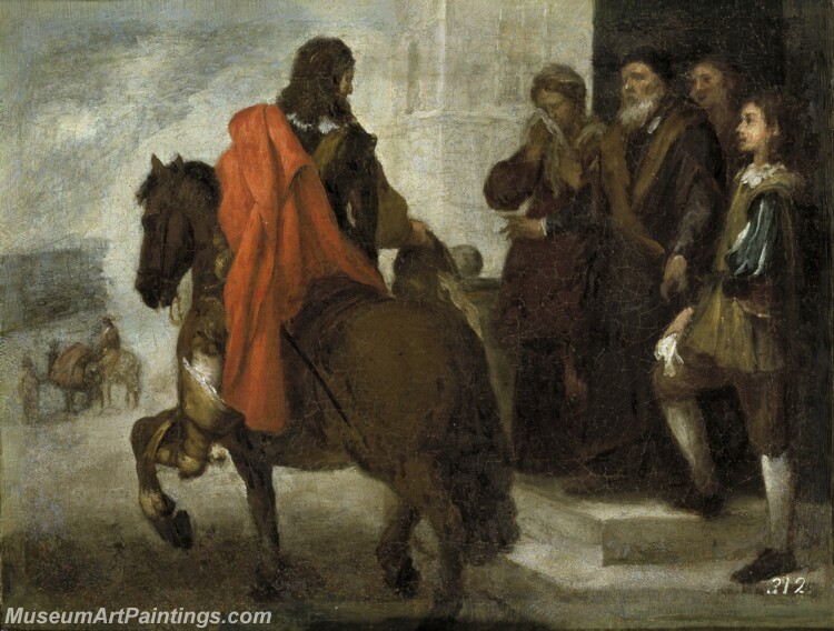 Murillo Bartolome Esteban La despedida del hijo prodigo Painting