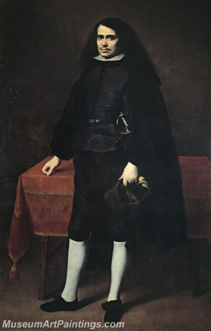 Murillo Bartolome Esteban Retrato de caballero Painting