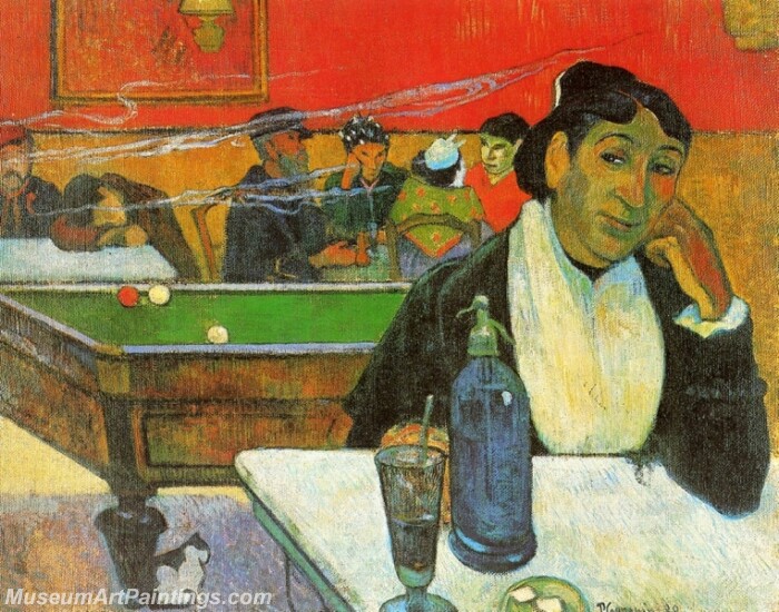 NIght Cafe in Arles Madame Ginoux Painting