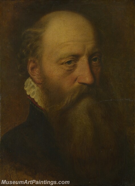 Netherlandish Portrait of a Bearded Man Painting