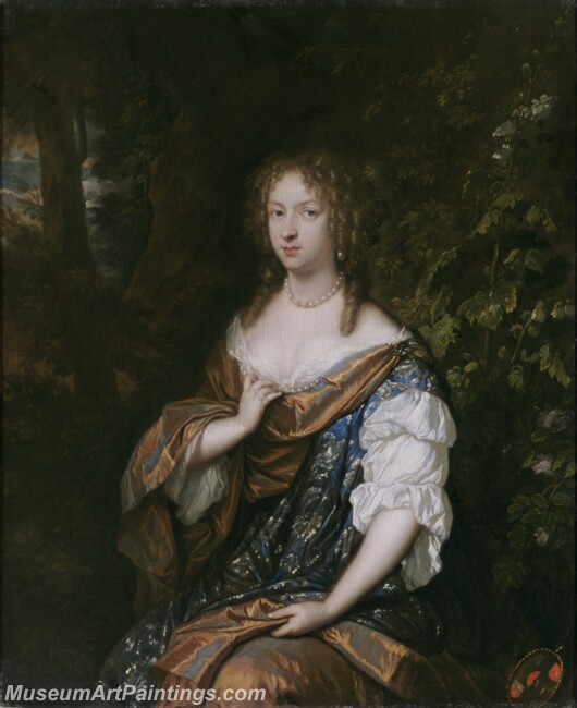 Netscher Caspar Alida de Lange esposa de Johan Rammelman Painting