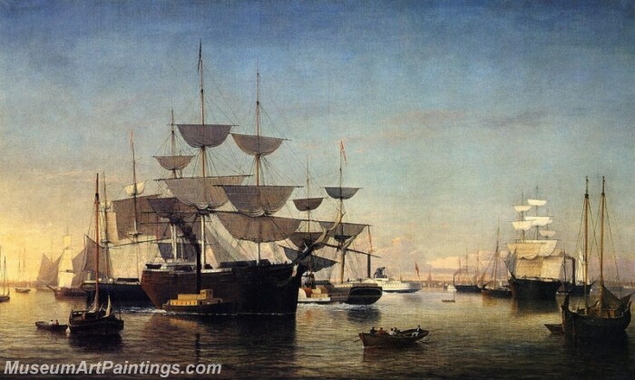 New York Harbor Painting