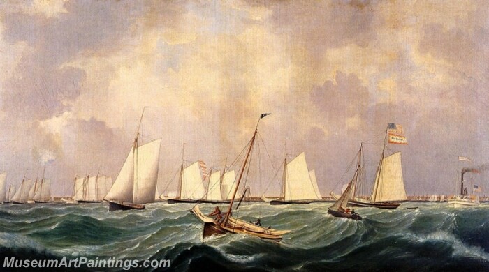 New York Yacht Club Regatta 1 Painting