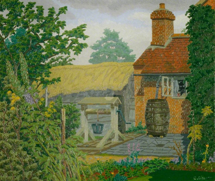 Novar Cottage Bearley Warwickshire by Charles Ginner